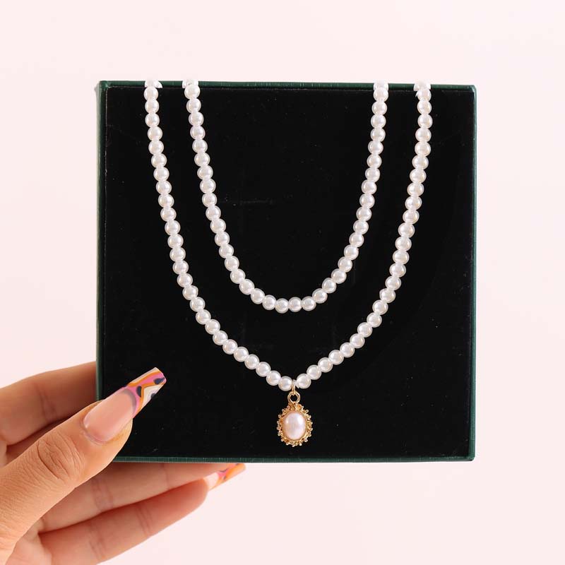 Vòng cổ Nhiều Lớp Mặt Hình Trái Tim Và Bướm Thời Trang Cho Nữ