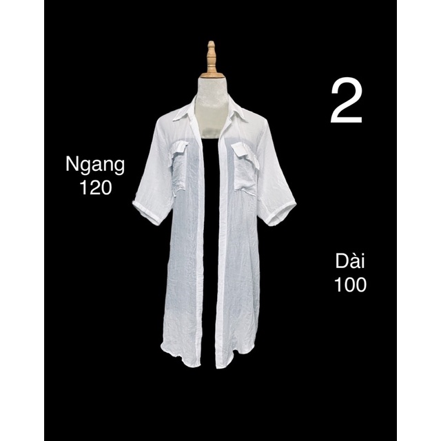 Áo khoác nhẹ phom rộng dáng dài Free size