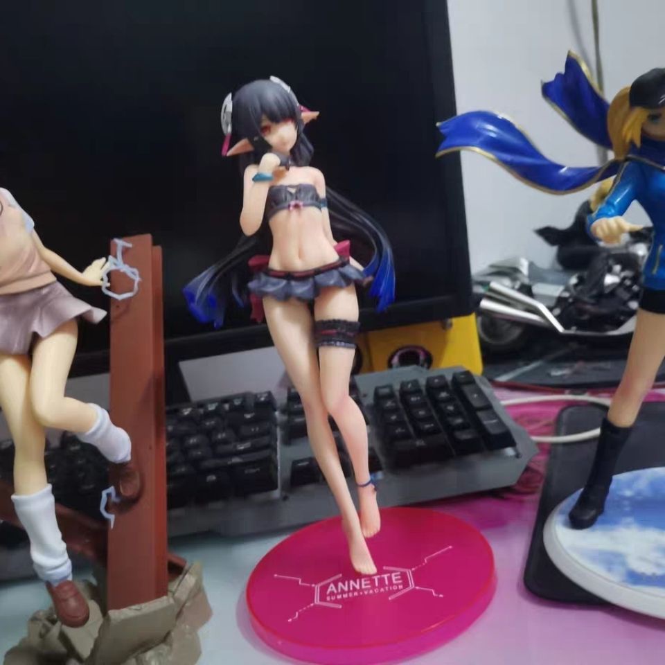 Túi phước lành hình anime, hộp mù, mô hình hình cô gái xinh đẹp, trang trí hai chiều