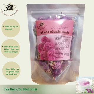 Trà hoa cúc bách nhật 100g giúp giảm ho đàm, đầy hơi