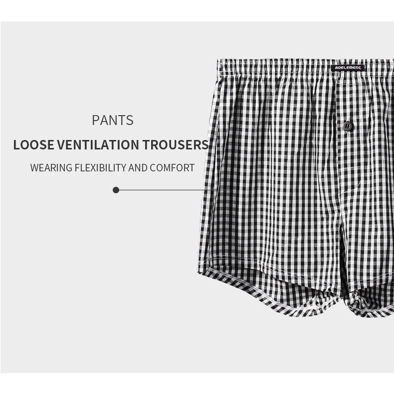 Quần Lót Boxer Cotton Mỏng Thoáng Khí Thoải Mái Mẫu Mới Dành Cho Nam 172