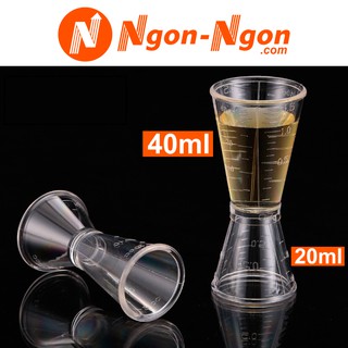 Ly đong 2 đầu - Jigger 2 đầu pha chế 20ml, 40ml