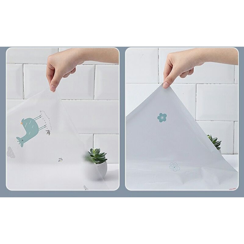 Miếng dán bếp chắn dầu mỡ lau chùi dễ dàng KT 60x90cm