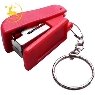 1 dụng cụ bấm giấy mini bằng nhựa nhiều màu dễ thương