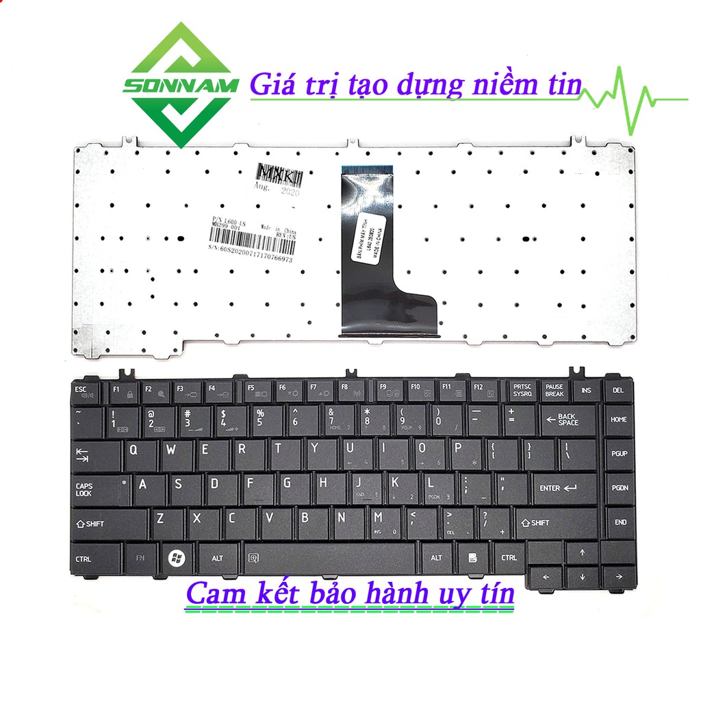 Bàn Phím Toshiba Satellite L640 L640D L645 L645D L740 L740D L745 L745D - Bảo Hành Đổi Mới 9 Tháng