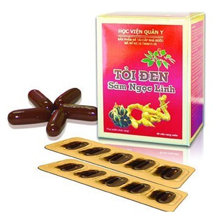 Tỏi Đen Sâm Ngọc Linh Gold - Học viện Quân Y Hộp 60v