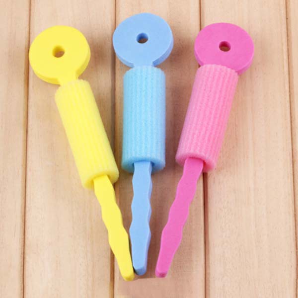 [Hàng mới về] Set 3 dụng cụ uốn tóc bằng bọt biển mềm mại thiết kế tiện dụng