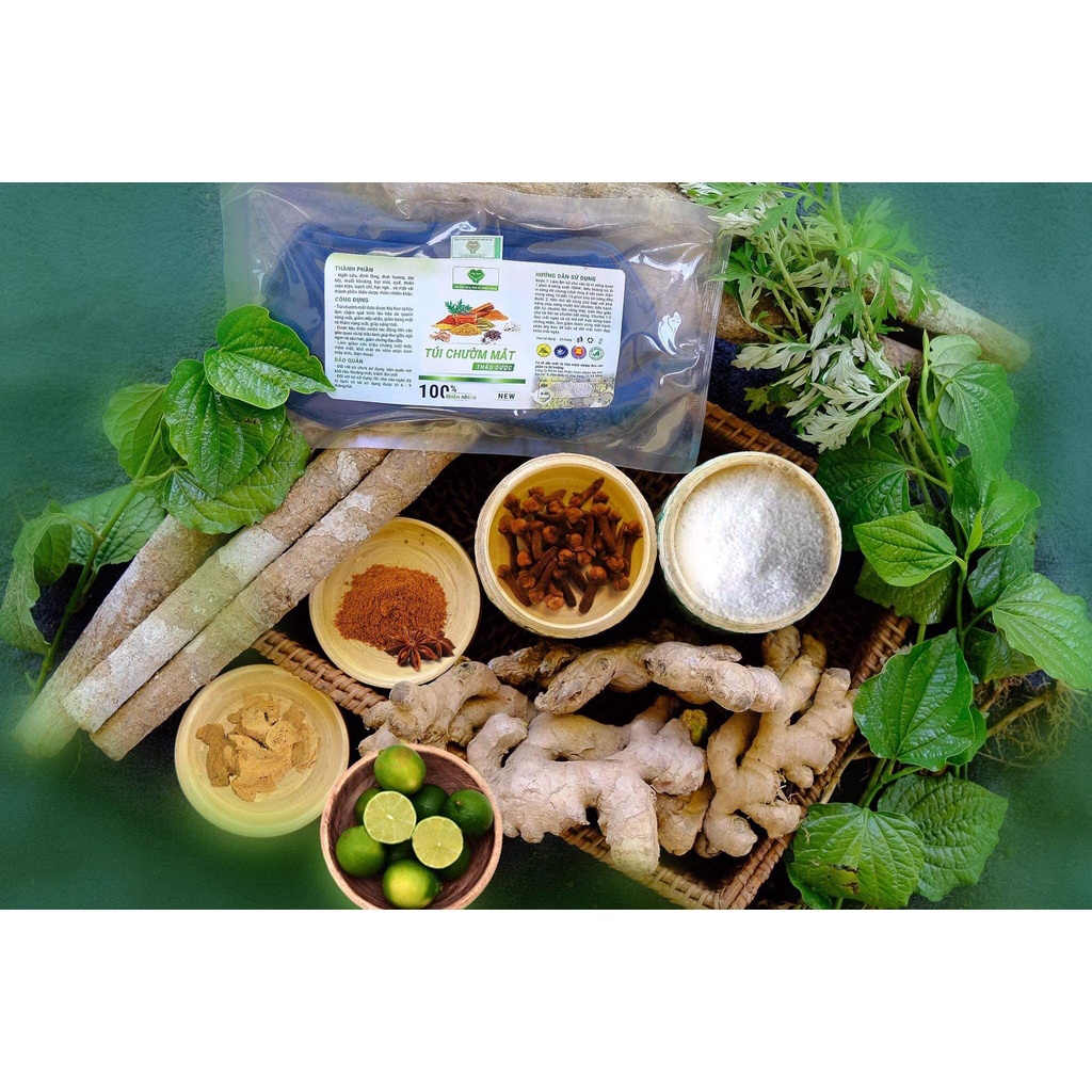 Túi Chườm Mắt Thảo Dược Mẹ Ken, Giảm Đau Nhức Mỏi Mắt, Ngừa Lão Hóa Mắt, Xóa Nhăn, Bọng Mắt Và Thâm Quầng Vùng Mắt