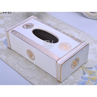 Hộp giấy ăn gốm sứ cao cấp, phong cách Bắc Âu