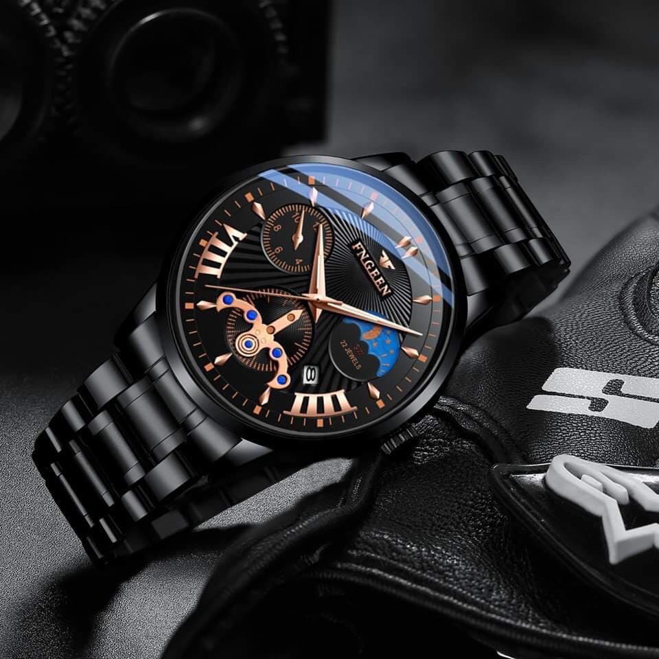 Đồng hồ nam Chính Hãng FNGEEN FTL Mặt Phản Quang Cực Đẹp | BigBuy360 - bigbuy360.vn