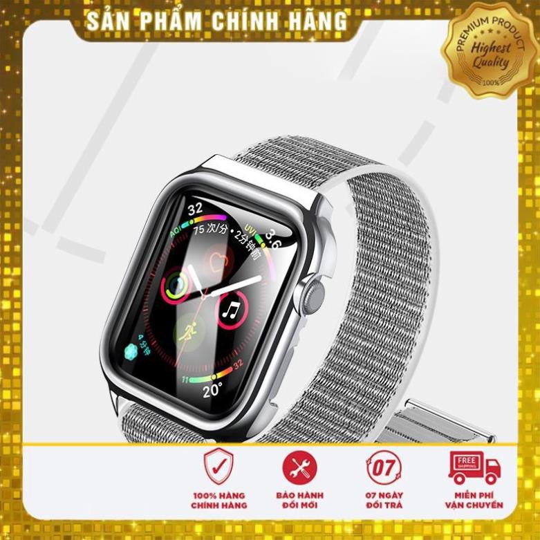 Dây vải đeo thay thế kèm khung viền bảo vệ cao cấp cho Apple Watch 40mm hiệu Usams US-ZB07 - Hàng chính hãng