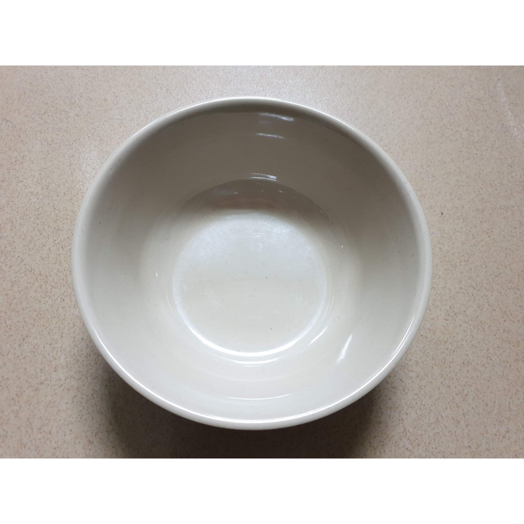 Tô nhựa 17.2 x 6.4 cm melamine phíp đen trơn, nâu bát mì phở cơm  - bowl F-TOX07