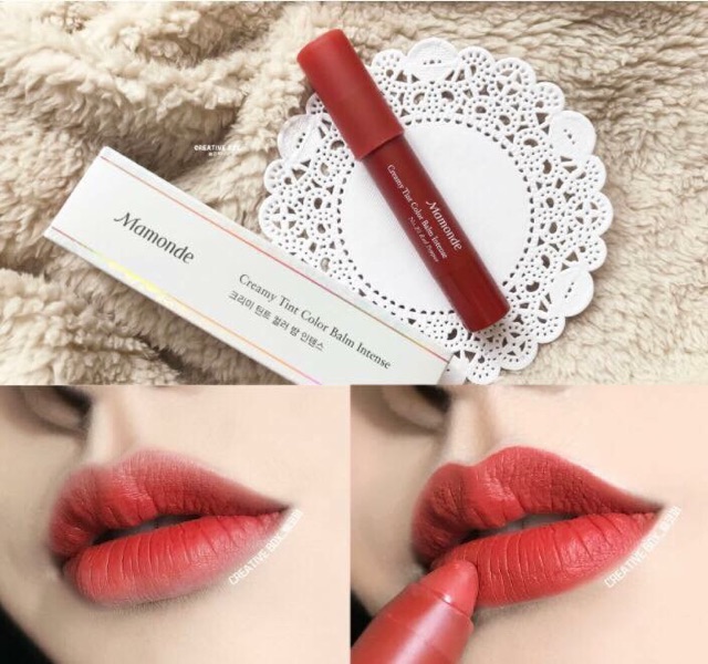 ( Có sẵn ) Son Mamonde Creamy Tint Color Balm Intense màu 20 - Red Pepper | BigBuy360 - bigbuy360.vn