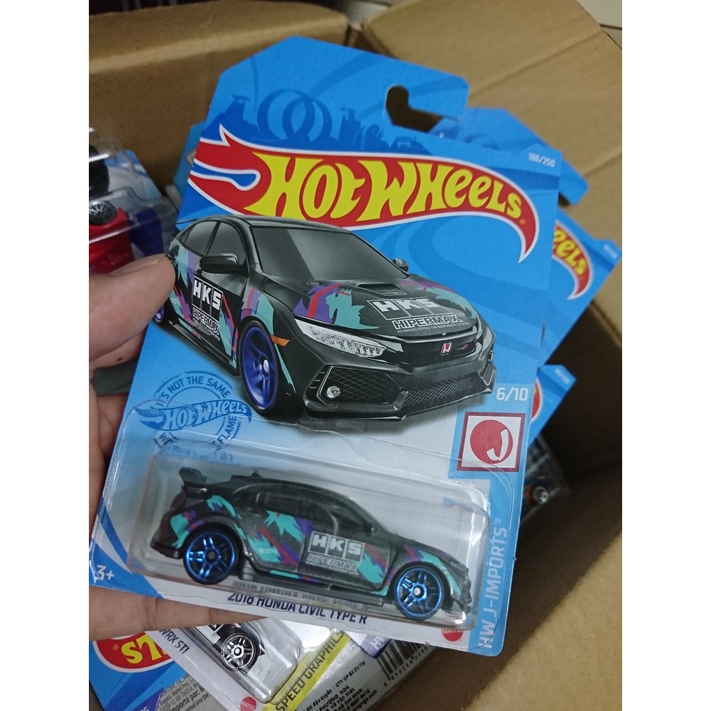Xe Hotwheels 2018 Honda Civic Type R