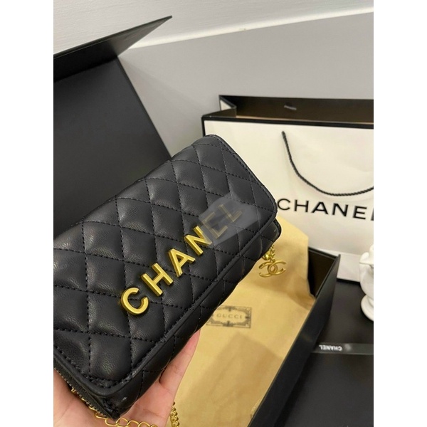 TÚI Đeo CHÉO/clutch cầm tay chám tag CHA.NEL