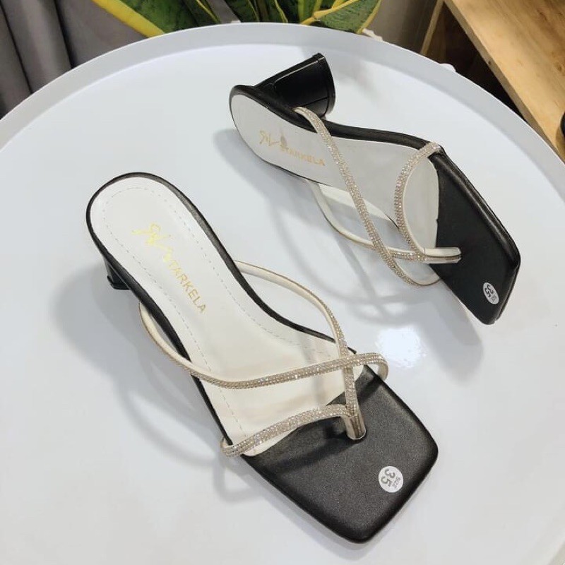 🍒 Dép Gót Quai Đá Kẹp Ngón