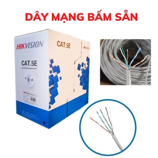 Dây Mạng Cat5e Hikvision 305m Dây Đồng Nguyên Chất- Chính Hãng