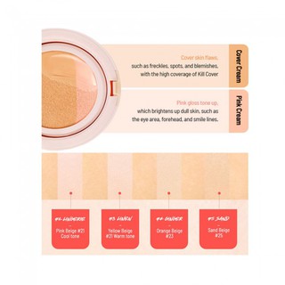  Phấn nước Clio Kill Cover Pink Glow Cream cushion