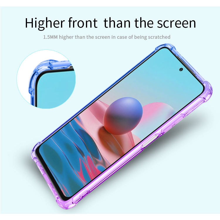 Ốp lưng dẻo đa sắc Redmi Note 10 5G / Poco M3 Pro 5G lồi 4 góc chống sốc thời trang cao cấp