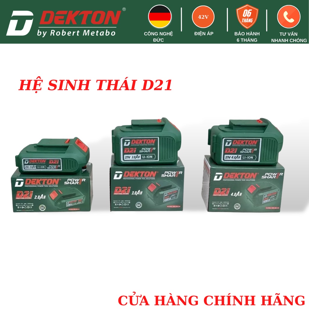 Pin 2A / 4A / 6A - Dùng Cho Hệ Sinh Thái D21 Dekton