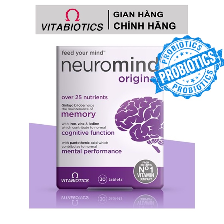 Bổ não Neuromind hãng Vitabiotics của Anh