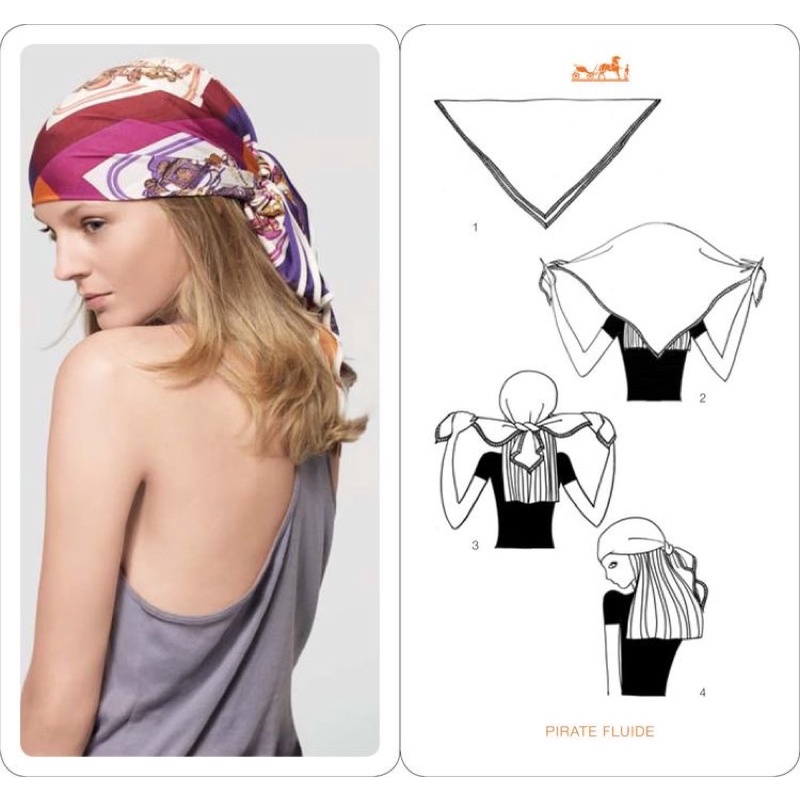Khăn bandana cột áo yếm turban choàng cổ che nắng