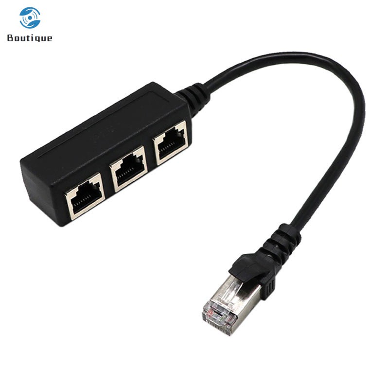 Cáp Chia Rj45 Y 1 Sang 3 Cổng Ethernet Cho Cat 5/cat 6 Lan Ethernet