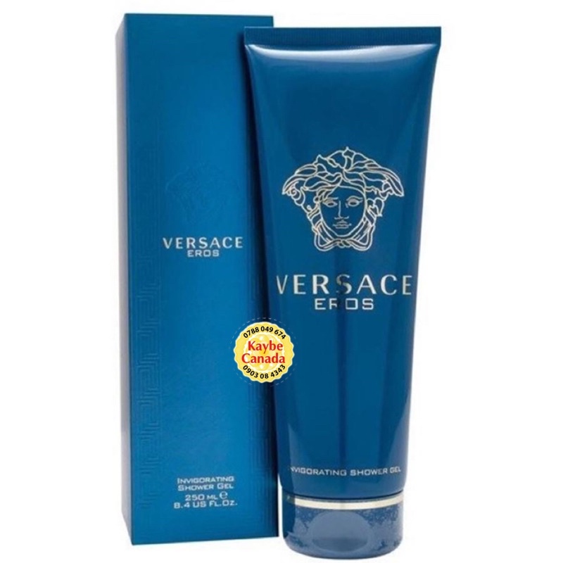 Sữa Tắm Nước Hoa Nam Cao Cấp Versace Eros Invigorating Shower Gel 250ml Italy