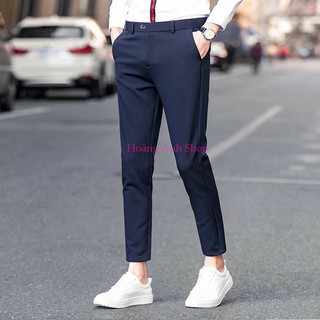 QUẦN TÂY NAM QUẦN CÔNG SỞ HỌC SINH VẢI DÀY CO DÃN