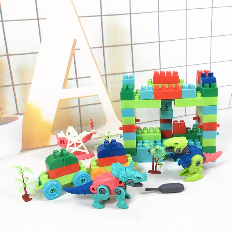 Đồ Chơi Lắp Ráp Khủng Long Kèm Lego Xếp Hình