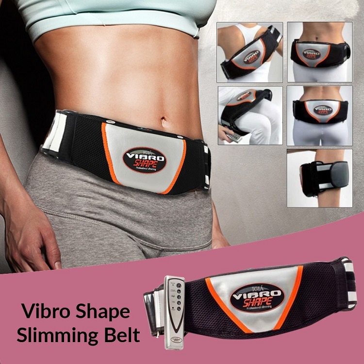 Đai Massage Bụng Vibro Shape Perfect Giảm Eo, Đánh Tan Mỡ Bụng