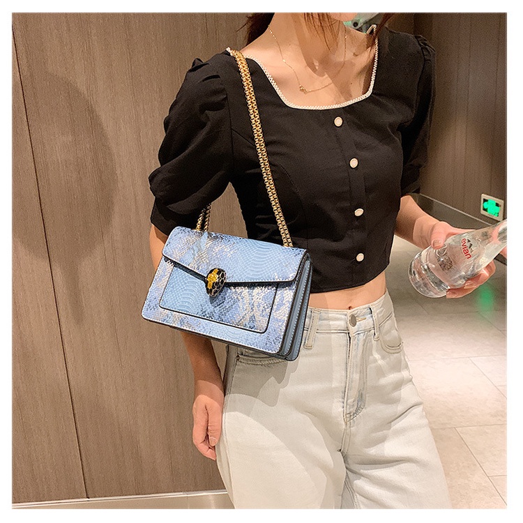 Túi Đeo Vai Họa Tiết Da Cá Sấu Thời Trang Phong Cách Âu Mỹ Cho Nữ 2022
