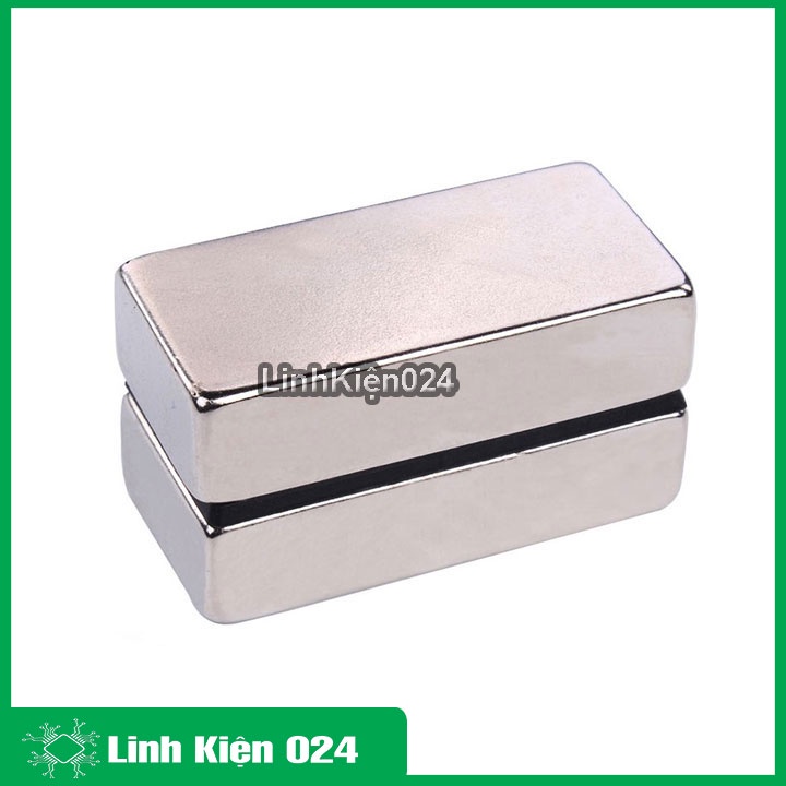 Nam châm đất hiếm hình chữ nhật kích thước 50x6x3mm, 50x8x4mm, 50x5x4mm, 40x20x5mm