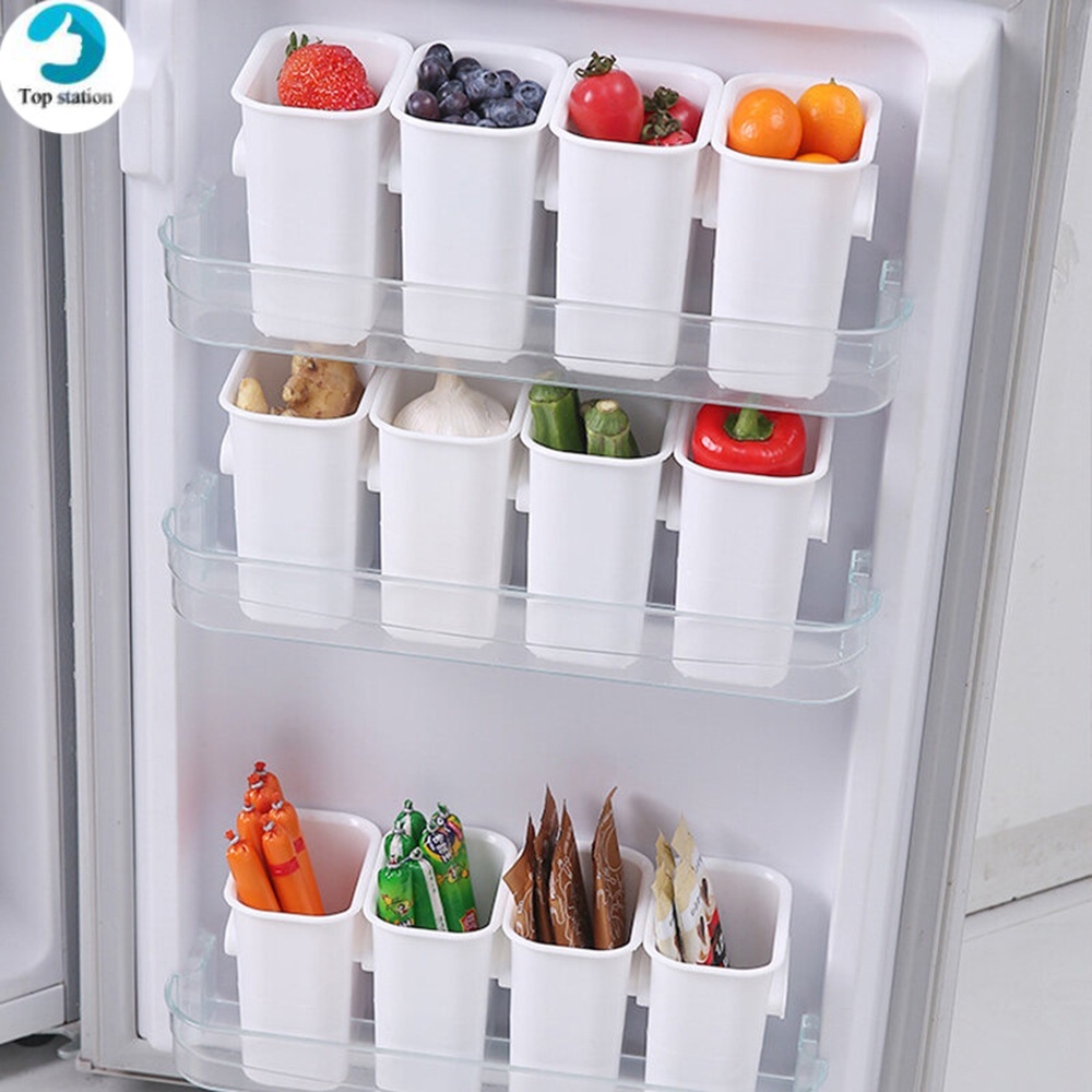 Giá Đựng Rau Củ Gắn Cửa Tủ Lạnh Đa Năng Tiết Kiệm Không Gian