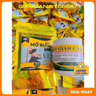 Combo bột giảm cân và bột giảm mỡ bụng mị hương chính hãng