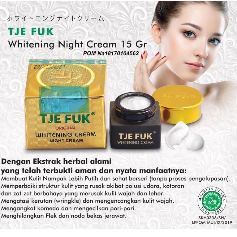 Kem Dưỡng Trắng Da Ban Đêm Tje Fuk 100% | BigBuy360 - bigbuy360.vn