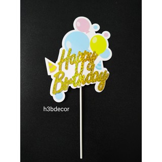 Chữ Happy birthday/1 cái