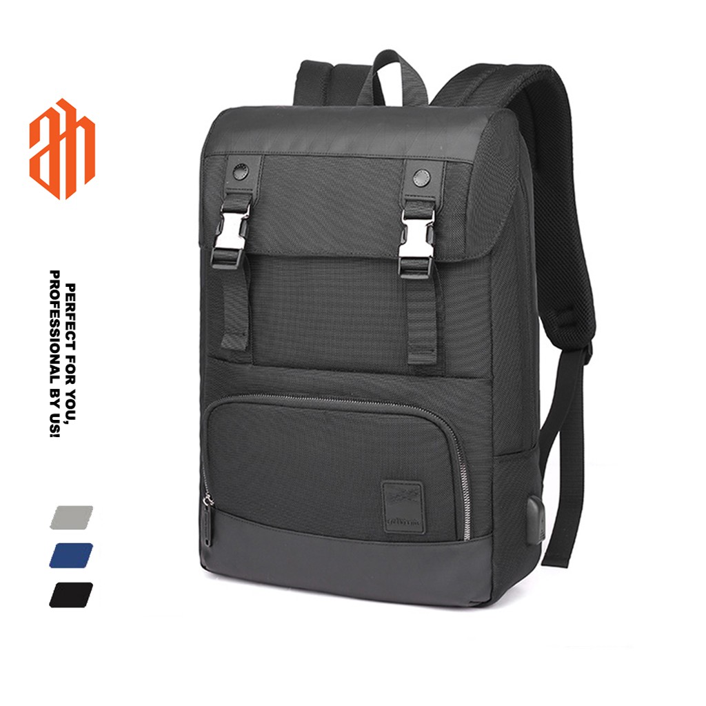 Balo du lịch Arctic Hunter chất liệu Oxford chống nước, có cổng USB - B00361
