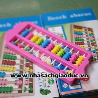 Bàn tính gẩy bàn tính soroban 11 cột sắc màu