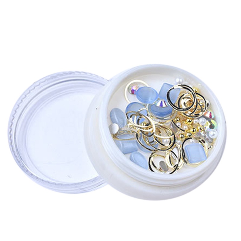 Hộp Hạt Cườm Nhỏ 3D Dùng Trang Trí Móng Tay Nghệ Thuật