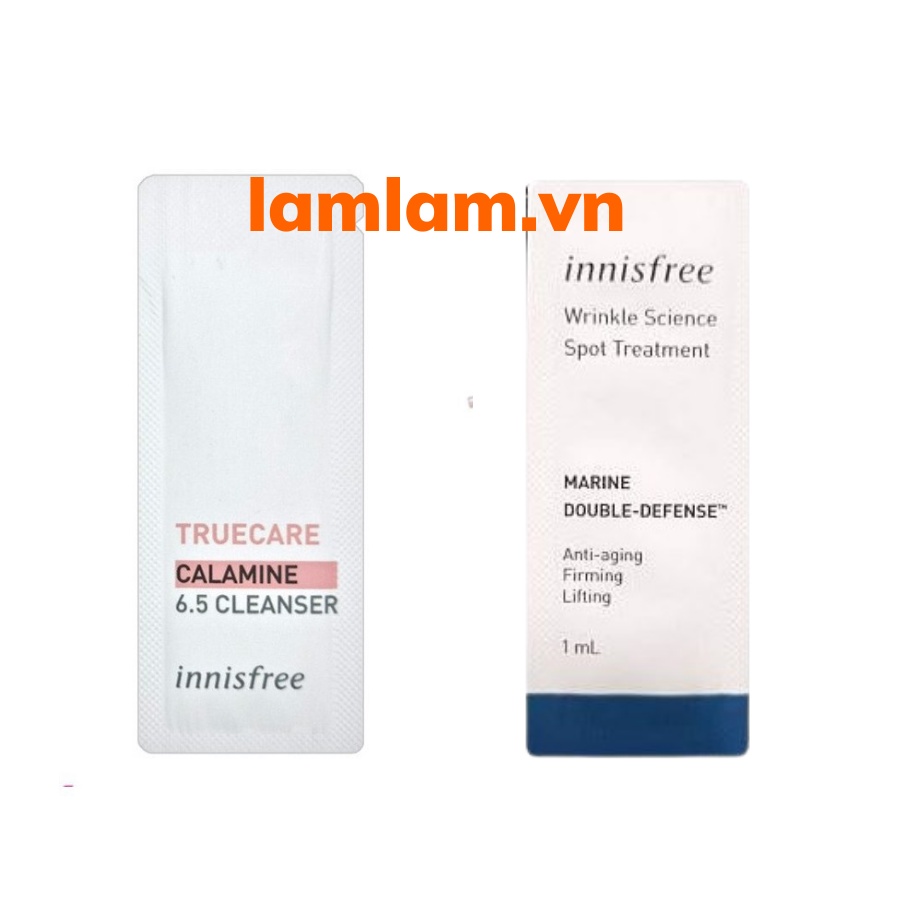 Sample Tinh chất giảm nếp nhăn Innisfree Wrinkle Science Spot Treatment 1ml