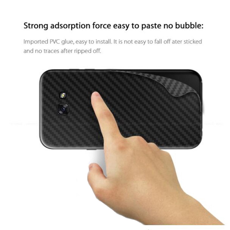 Tấm phim bảo vệ toàn màn hình bằng sợi carbon mềm phía sau cho Samsung Galaxy S23 S22 S21 S20 Ultra Note 20 10 Lite 9 8 S10 S9 S8 Plus