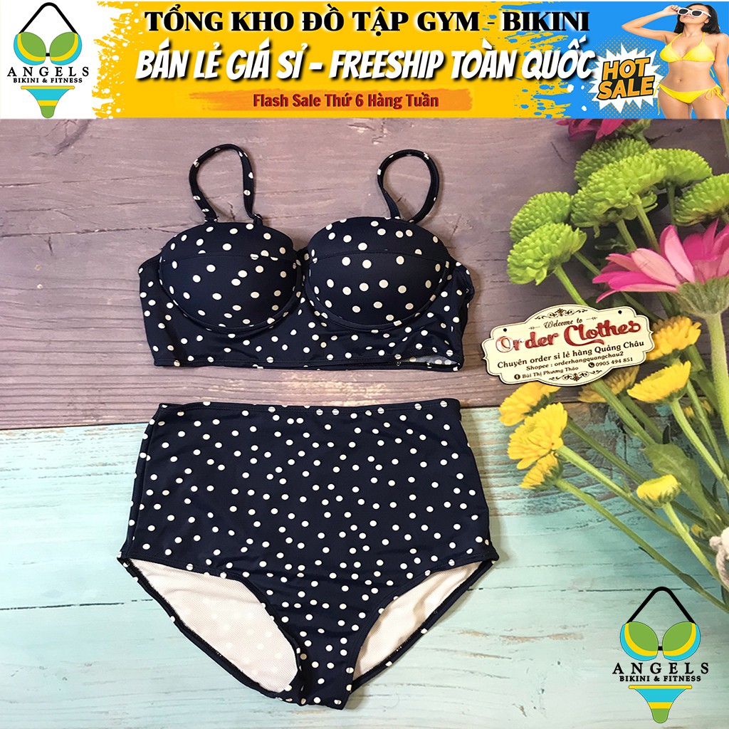 Bikini Bộ Đồ Bơi Hai Mảnh Chấm Bi Freesize Sexy BHV008 [ Giá Sỉ ] | BigBuy360 - bigbuy360.vn