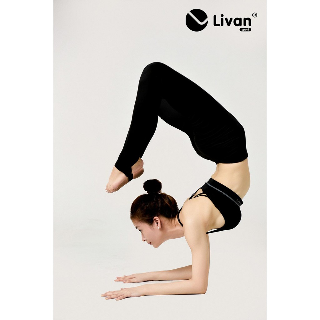 Quần Legging Dẫm Gót Livan Sport Cạp Cao Tôn Dáng Thoáng Khí Co Dãn Bền Đẹp | BigBuy360 - bigbuy360.vn