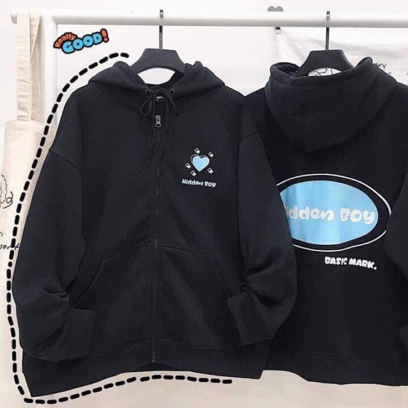 Áo khoác boy nỉ dày tay bồng phom rộng HANA79 | BigBuy360 - bigbuy360.vn