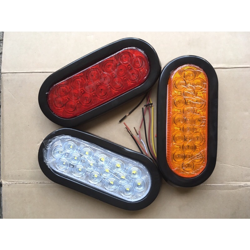 Đèn Led oval gắn cảng sau xe tải SD-2019, điện áp 12v-24v