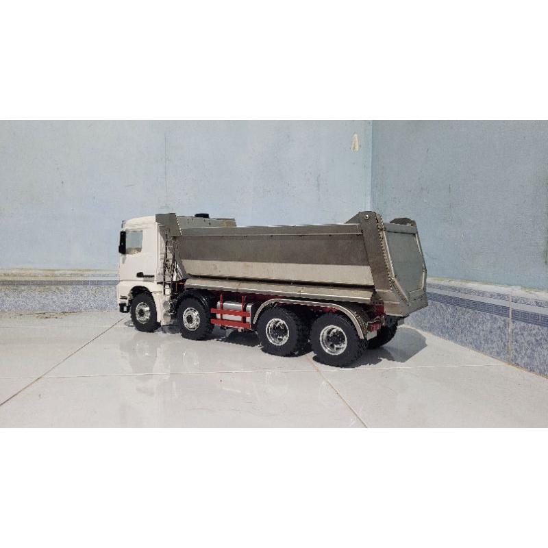 Thùng Ben U 6x6, 8x8 cho xe tải Mer, Man, Hino,  Inveco.. 1/14