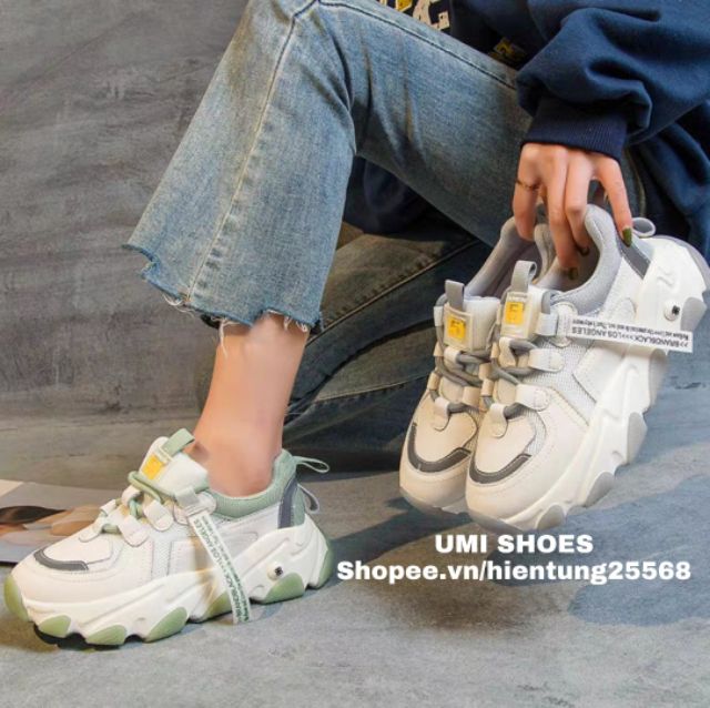 [HOT 2020] Giày thể thao nữ ulzzang đẹp mã FASHION5 nâng đế cao 5cm 2 màu xám/xanh hot mới năng động cá tính trẻ đi học | BigBuy360 - bigbuy360.vn