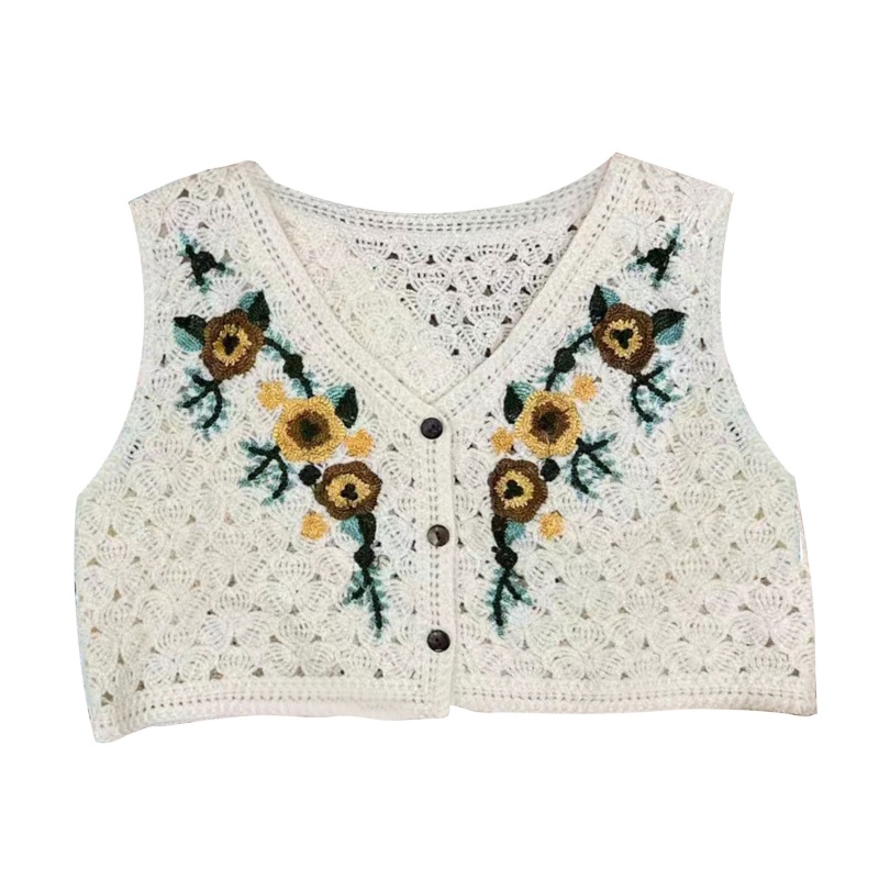 Áo Khoác Cardigan Thêu Hoa Thời Trang Nữ