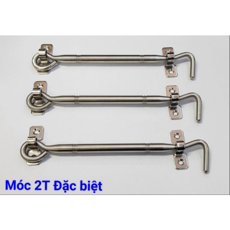 MÓC GIÓ MẬP 2 TẤC INOX ĐÚC (200 mm)